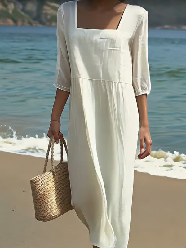 Manon - Casual Embroidered Dress
