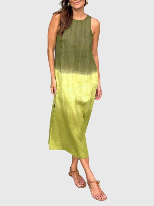 Mira | Gradient-Print Fluid Dress
