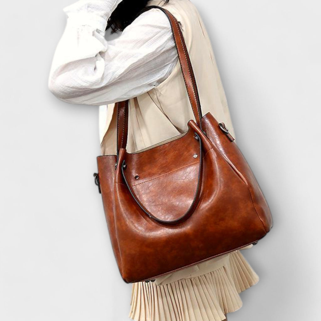 Louna - 4-Piece Vintage Bag Set
