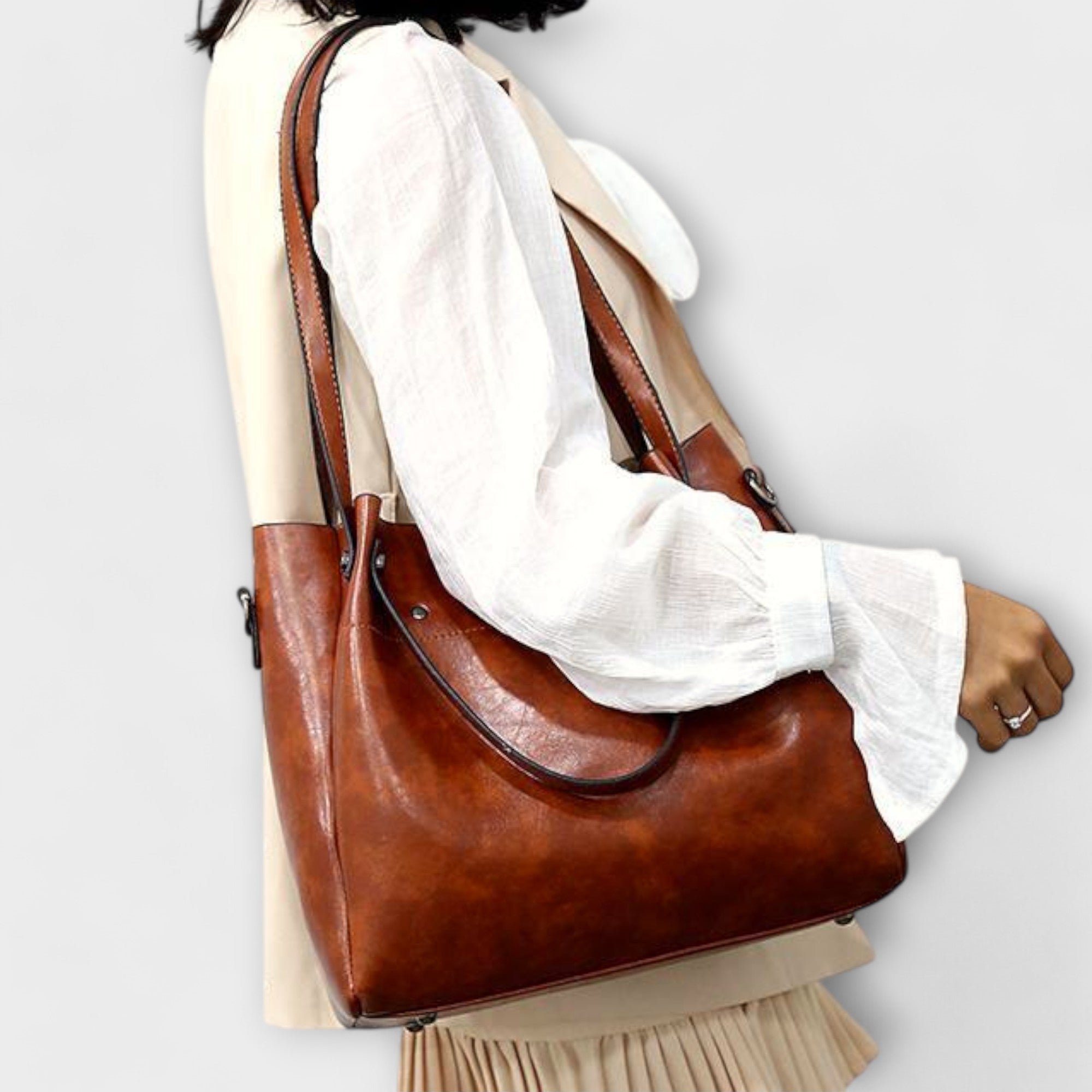 Louna - 4-Piece Vintage Bag Set