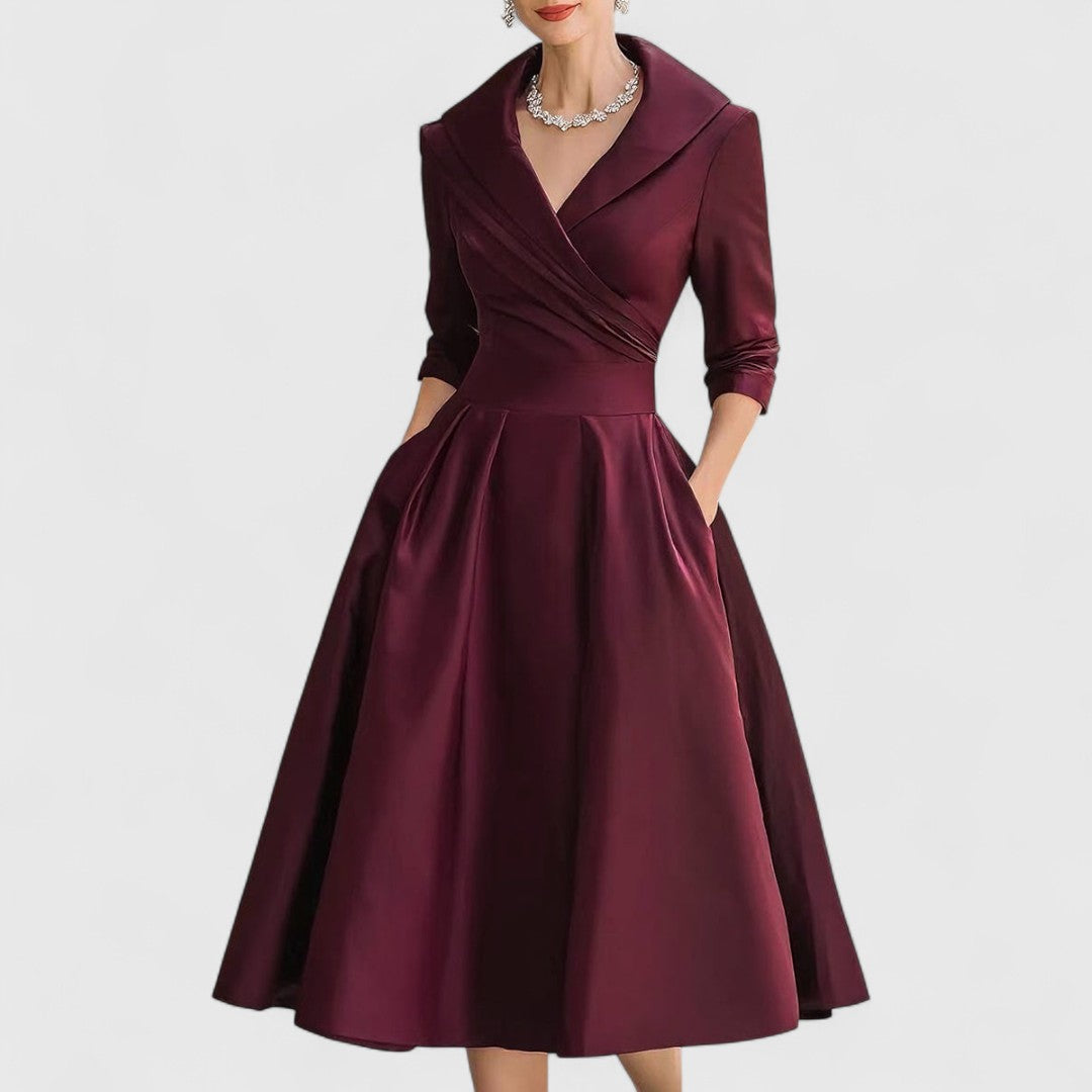 Nicole Elegant Midi Dress