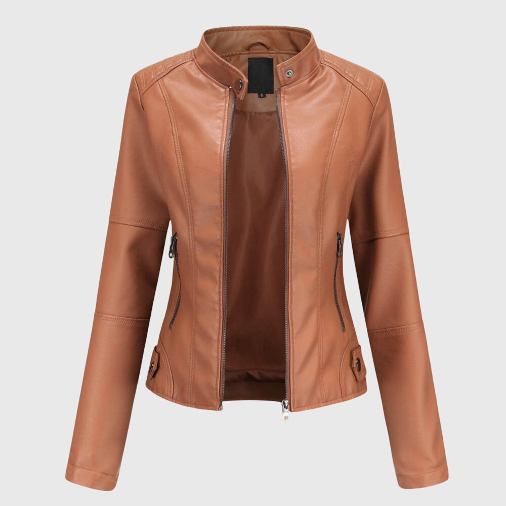 Giorgina - Elegant Leather Jacket