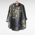 Celeste elegant summer blouse with classic floral pattern