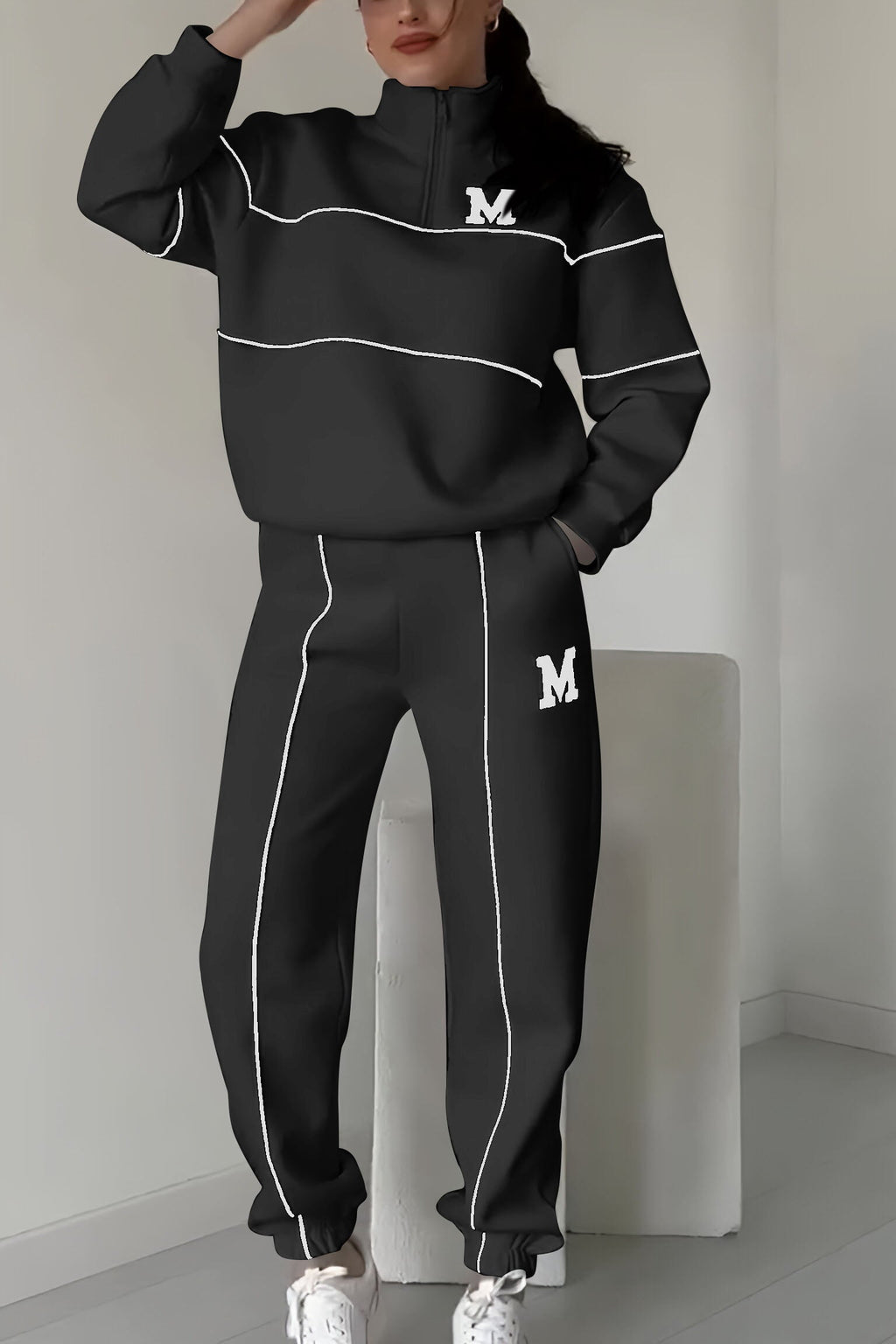 Thalynnae - Comfortable Sweater and Trousers Set