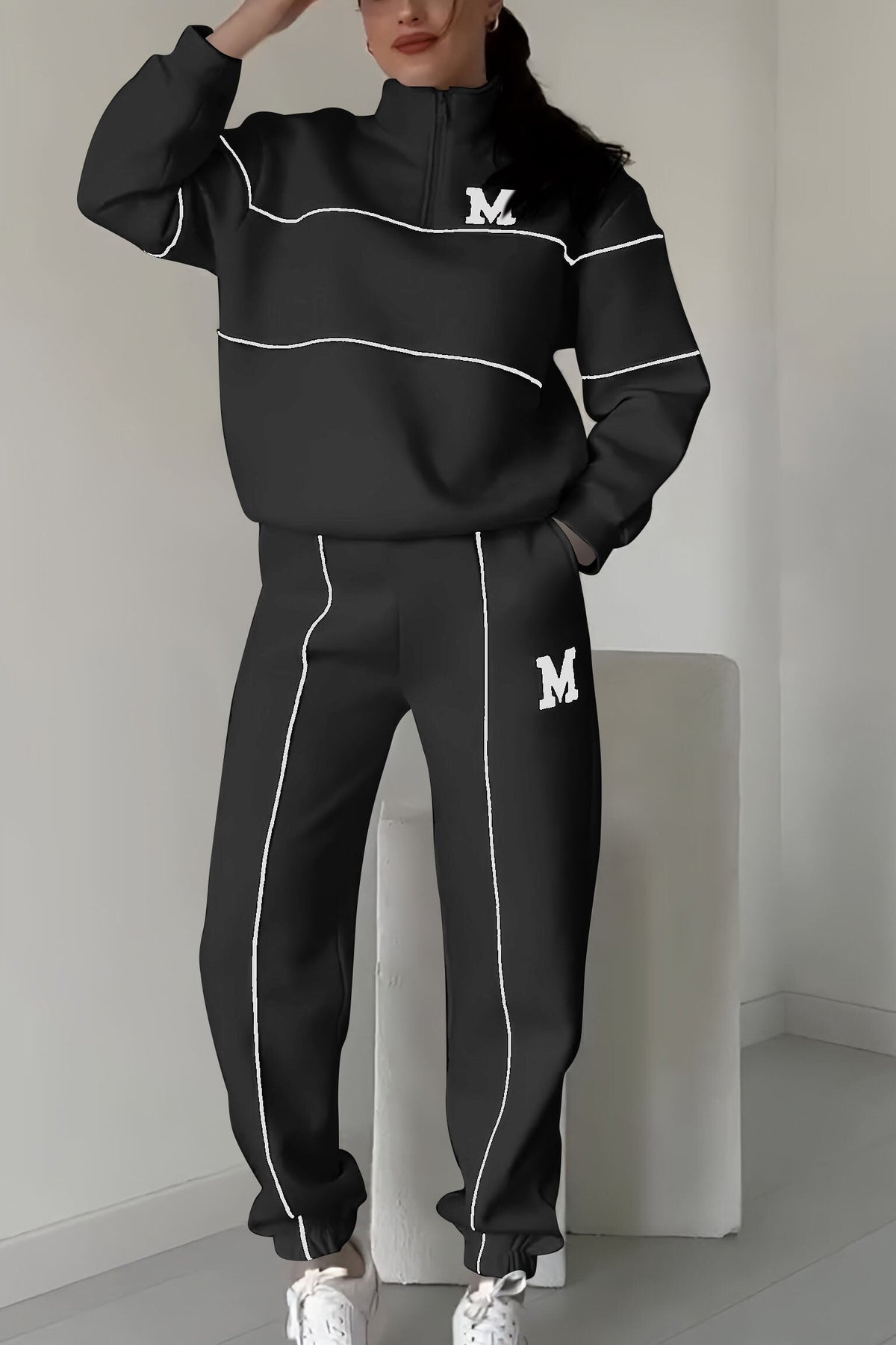Thalynnae - Comfortable Sweater and Trousers Set