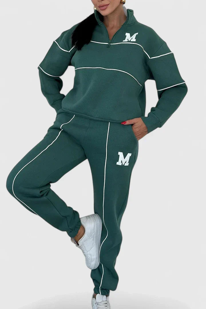 Thalynnae - Comfortable Sweater and Trousers Set