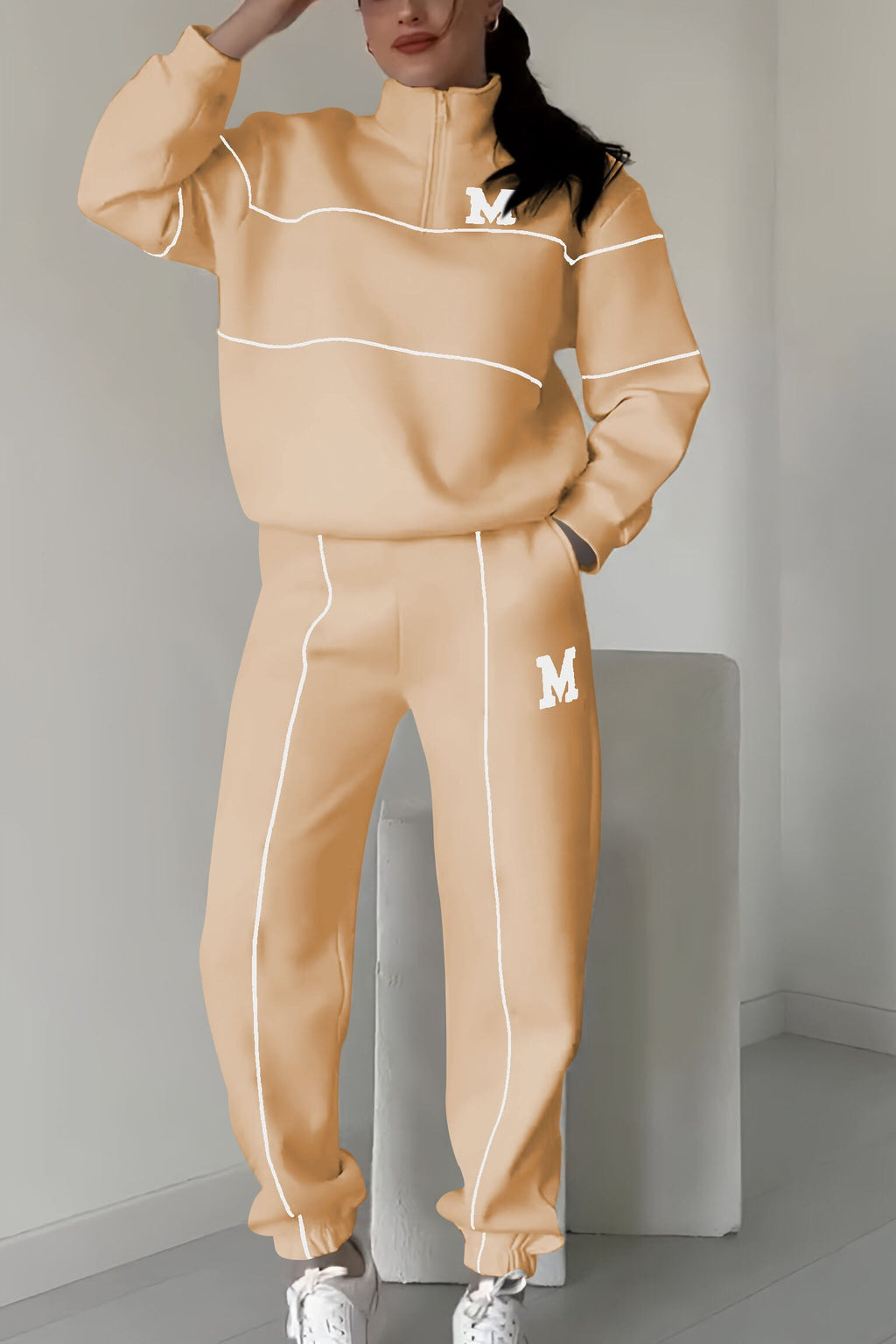 Thalynnae - Comfortable Sweater and Trousers Set