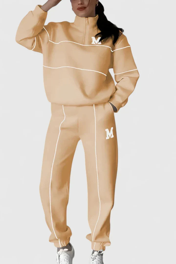 Thalynnae - Comfortable Sweater and Trousers Set