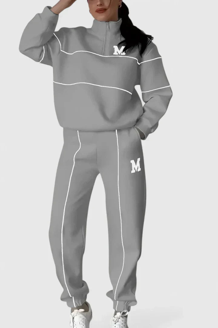Thalynnae - Comfortable Sweater and Trousers Set