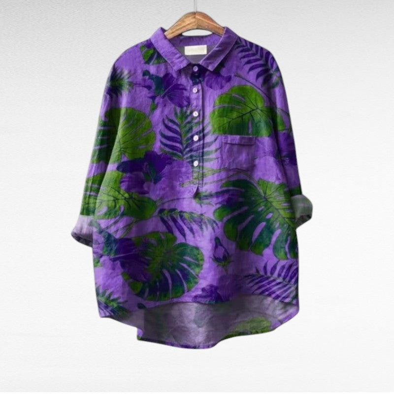 Anais elegant vintage style summer blouse