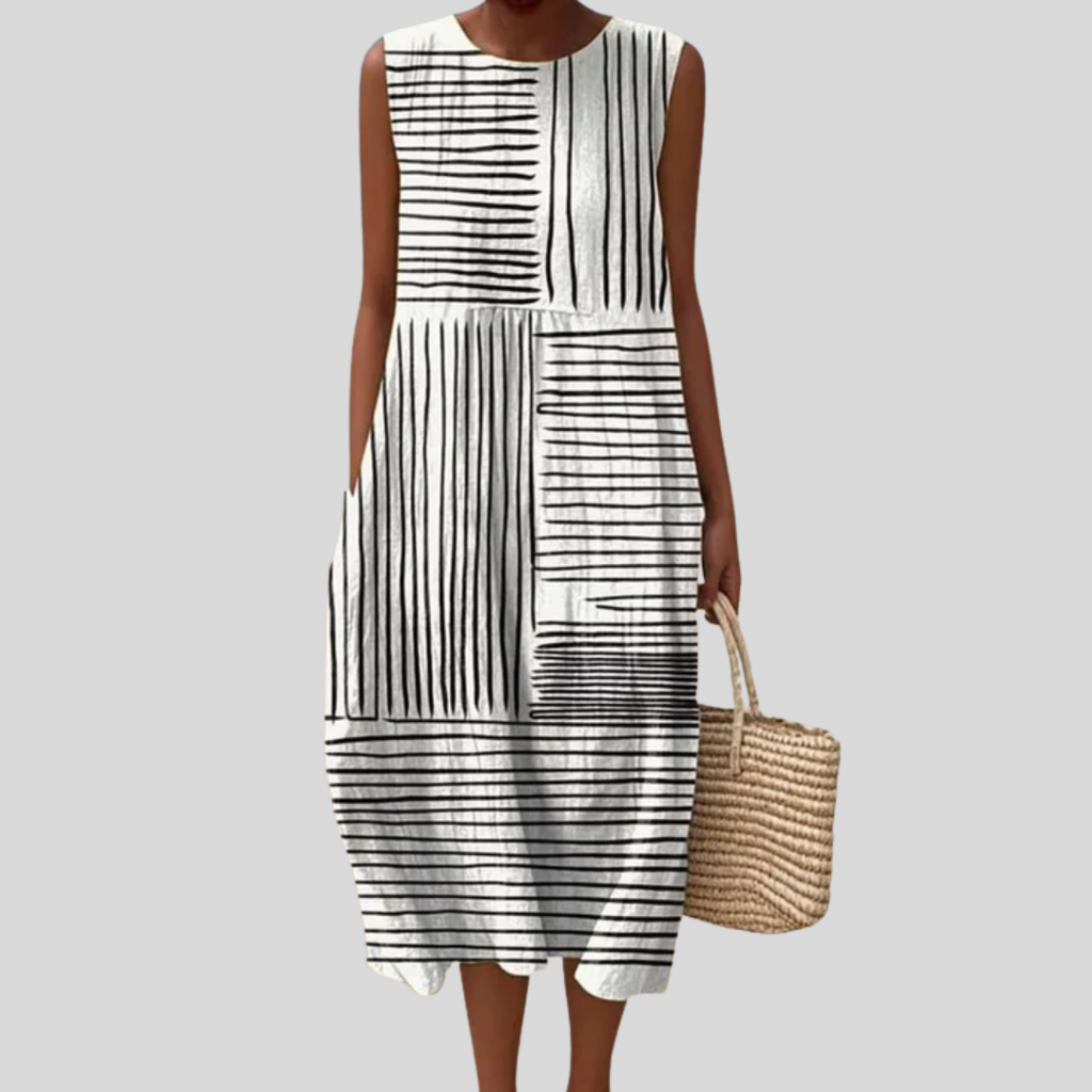 Jacqueline flowy and comfortable midi dress