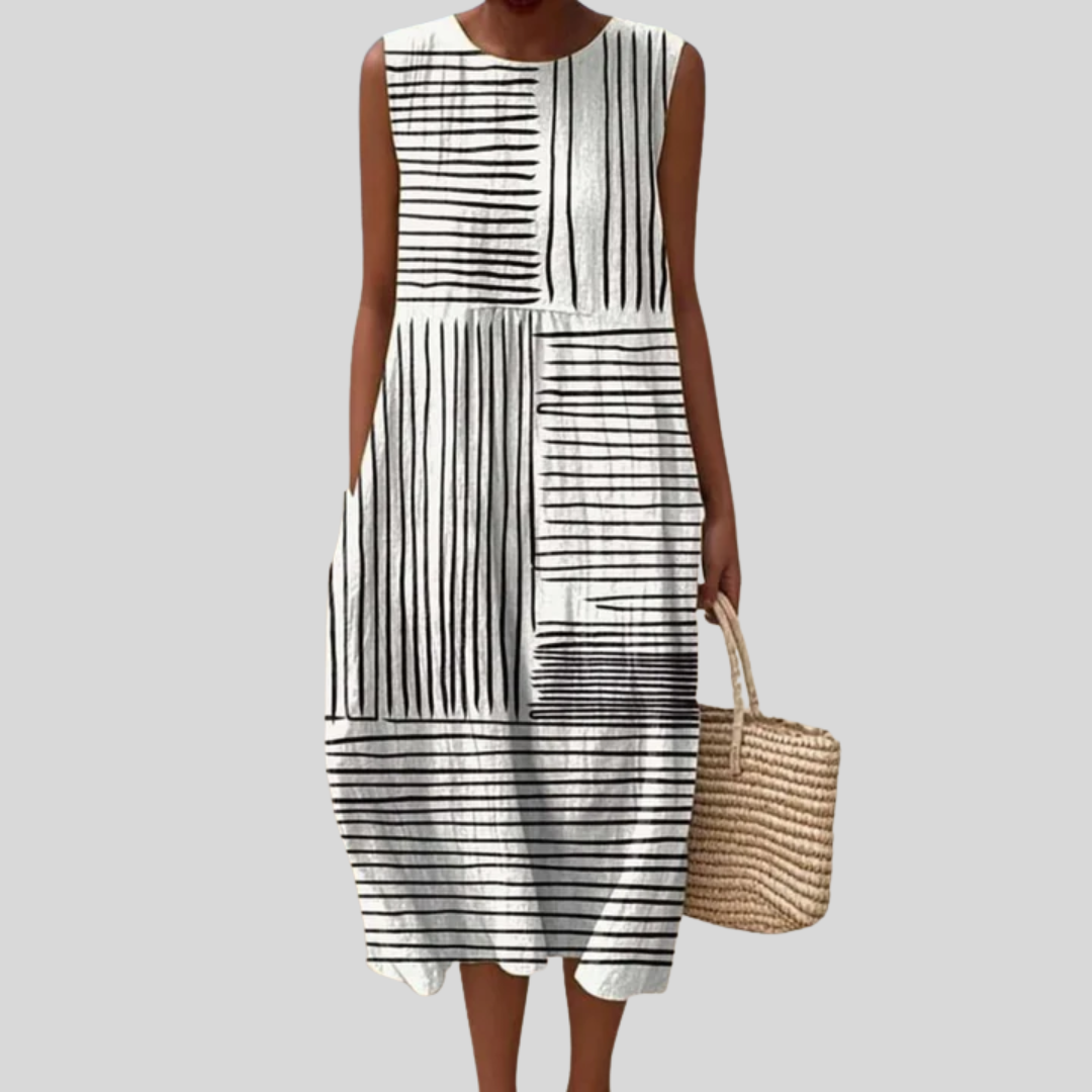 Jacqueline flowy and comfortable midi dress