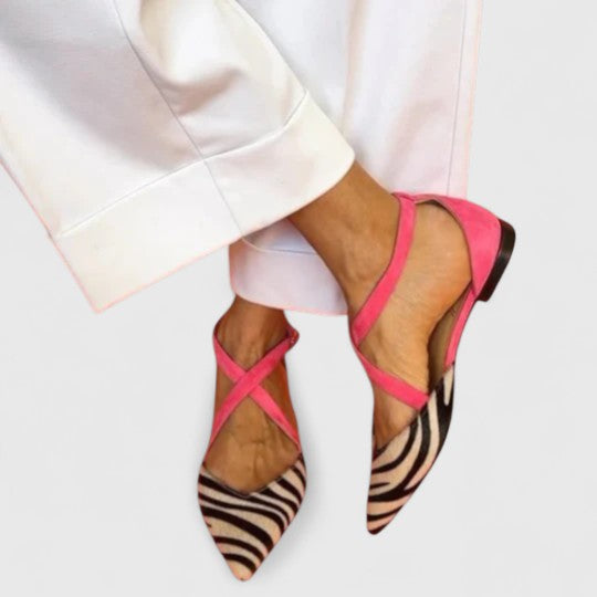 Khreysa - Elegant Strapped Ballet Flats