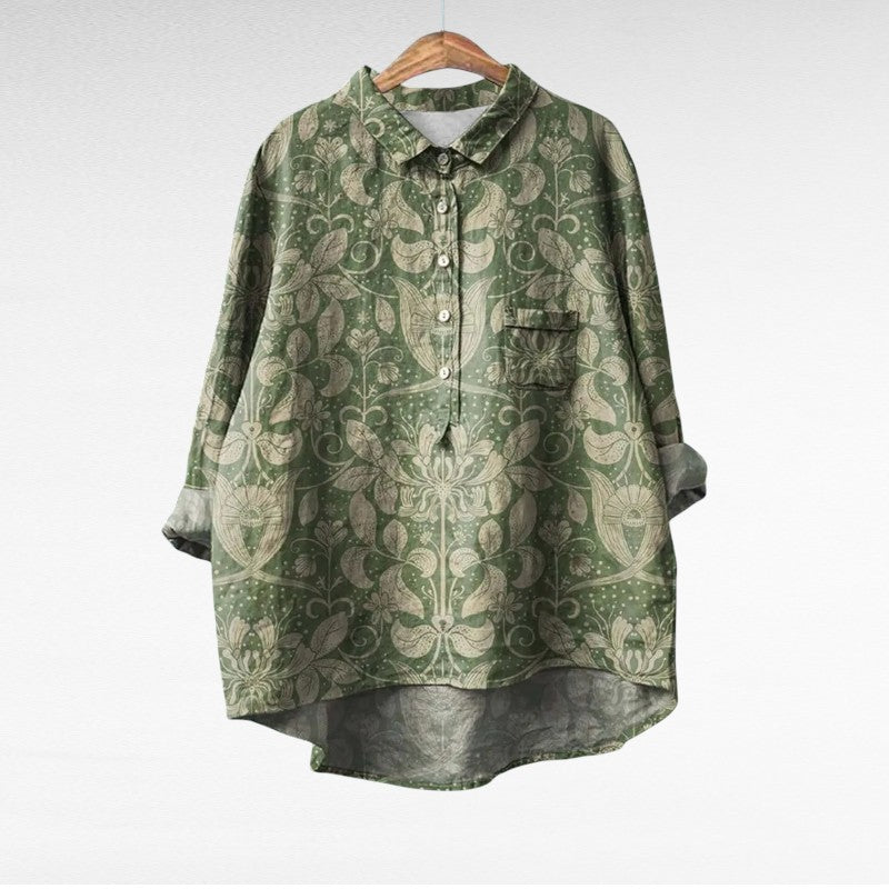 Noemie - Classic Floral Blouse