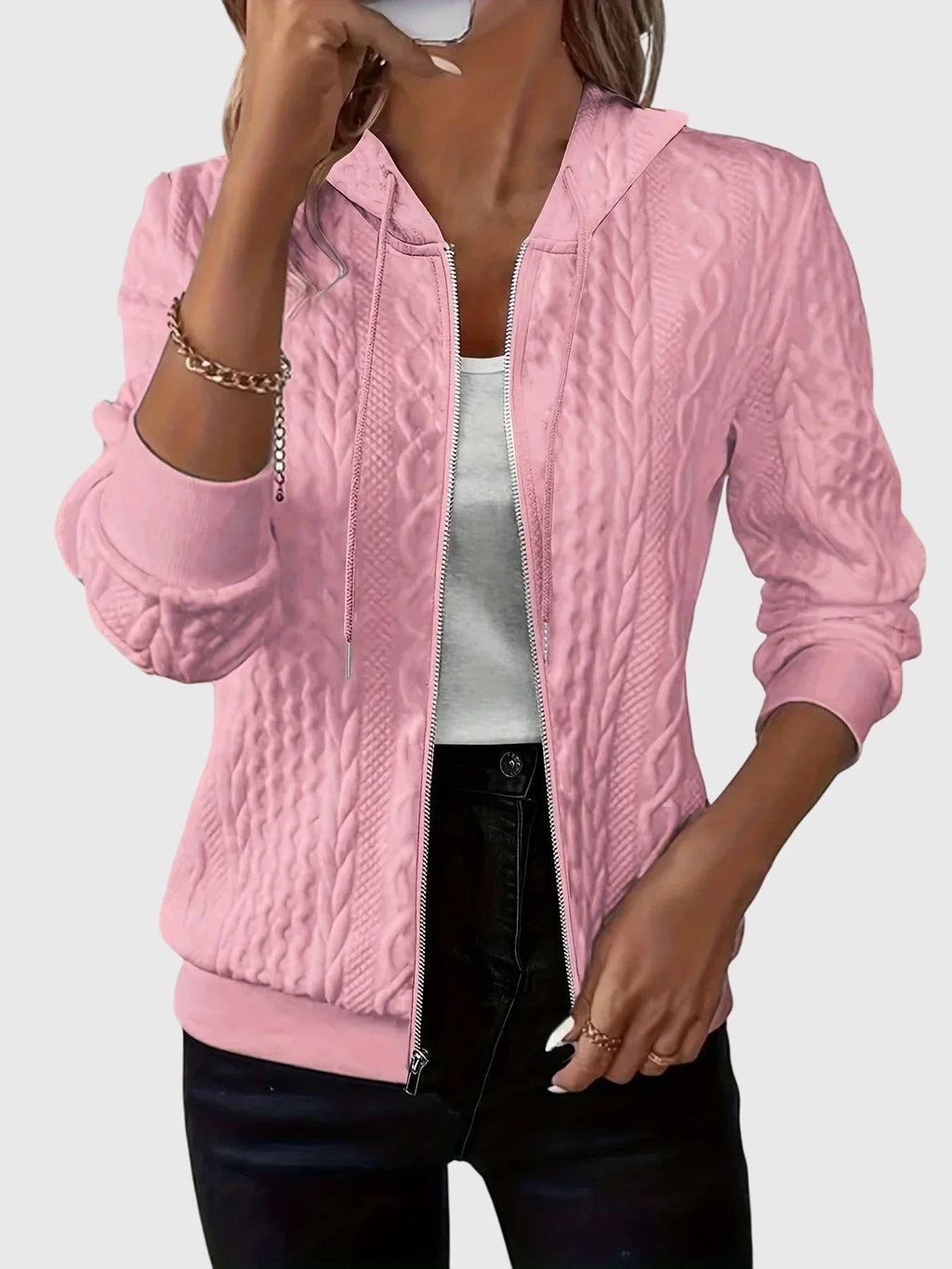 Lena - Zip-Up Hoodie