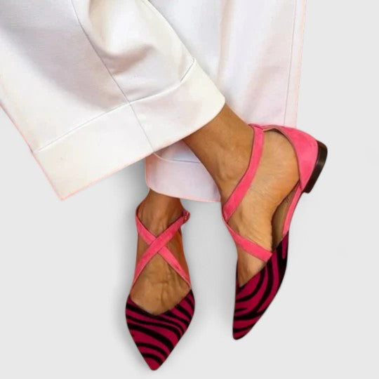 Khreysa - Elegant Strapped Ballet Flats