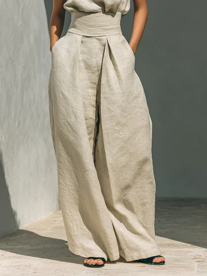 Flor - Minimalist Women Linen Set