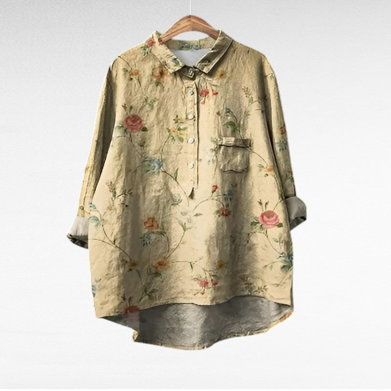 Noemie - Classic Floral Blouse