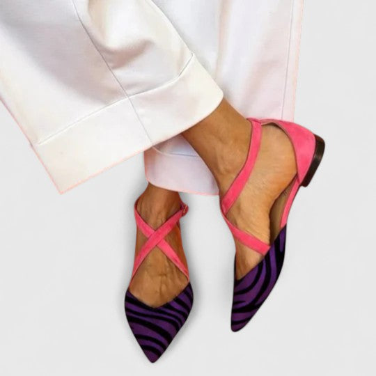 Khreysa - Elegant Strapped Ballet Flats