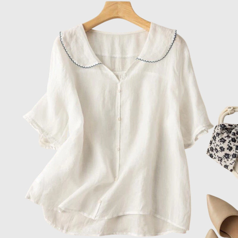 Élise - Straight-Cut Everyday Classic Shirt