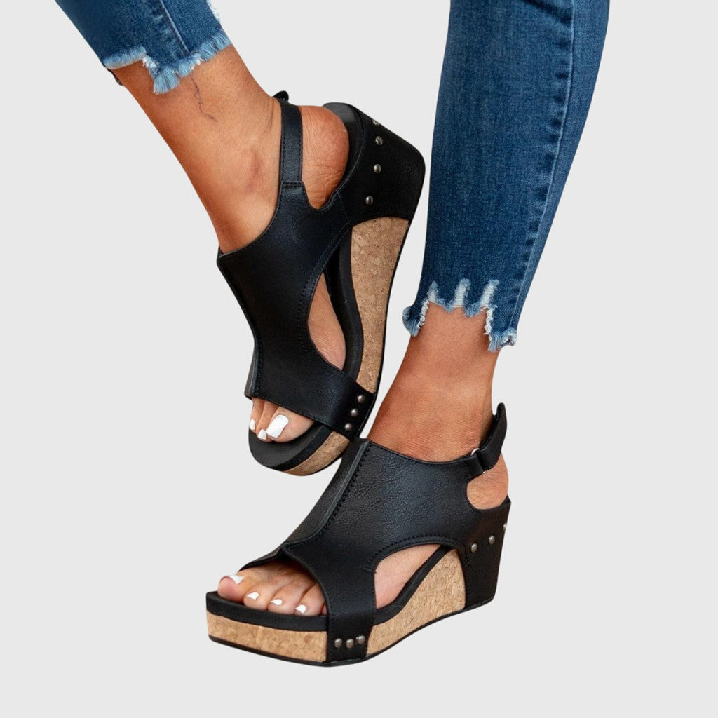 Adela - Wedge Sandals