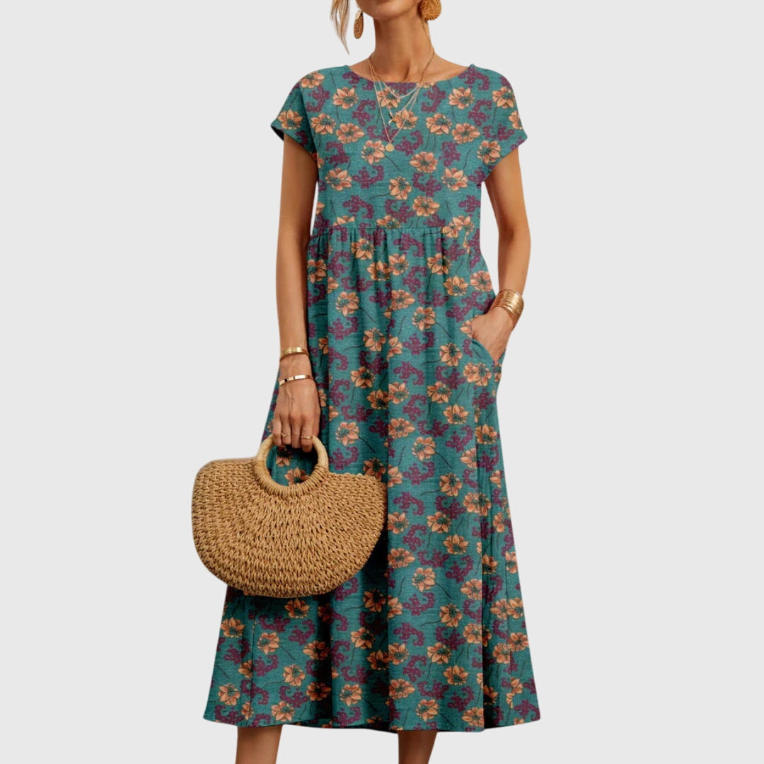 Valencia - Flowy Floral Chic Dress