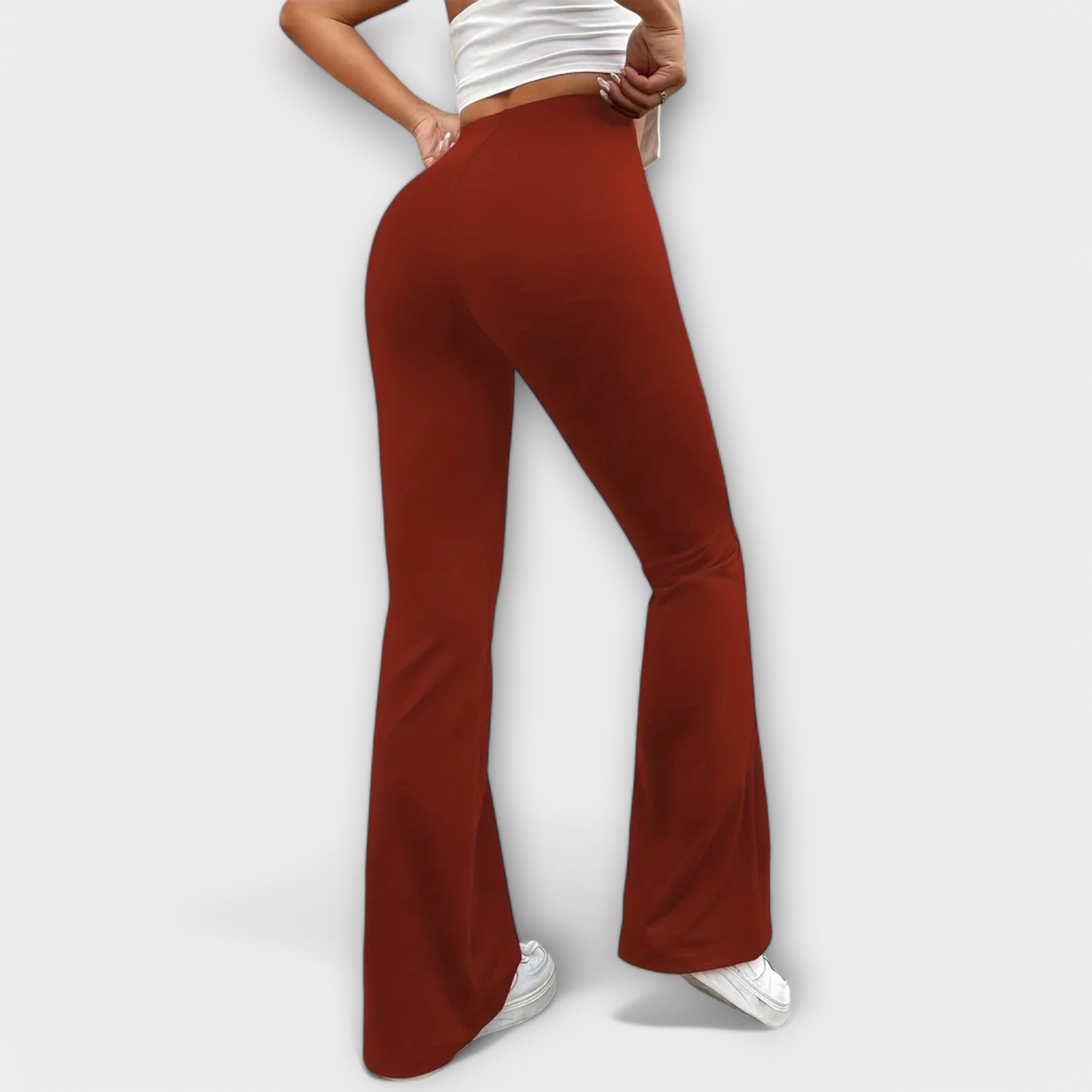 Camille - Relaxed Flared-Leg Pants