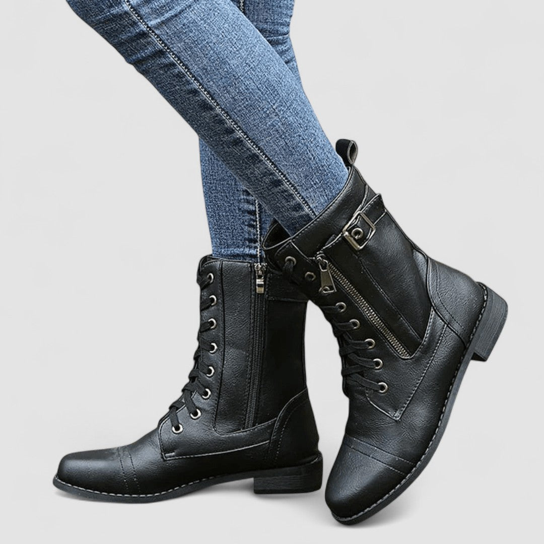 Amandine - Embroidered Western Boots