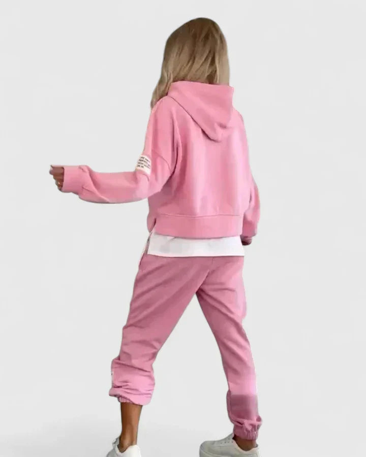 Kezlynn - Comfortable Layered Hoodie Set