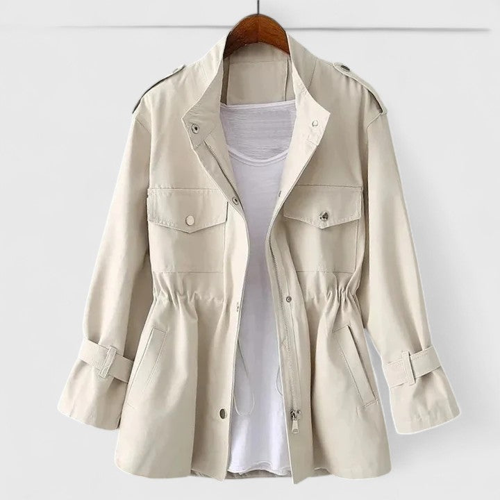 Alionora - Double-Breasted Belted Winter Coat