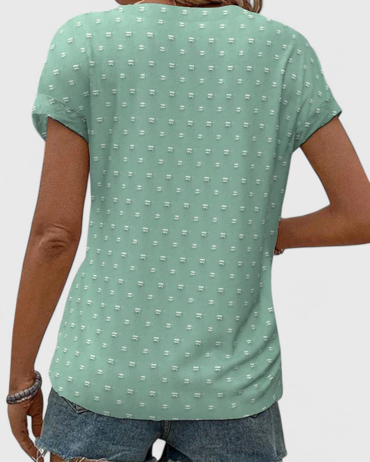 Elodie - Comfortable V-Neck Shirt