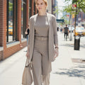 Reigh women elegant three-piece suit set with structured tailoring