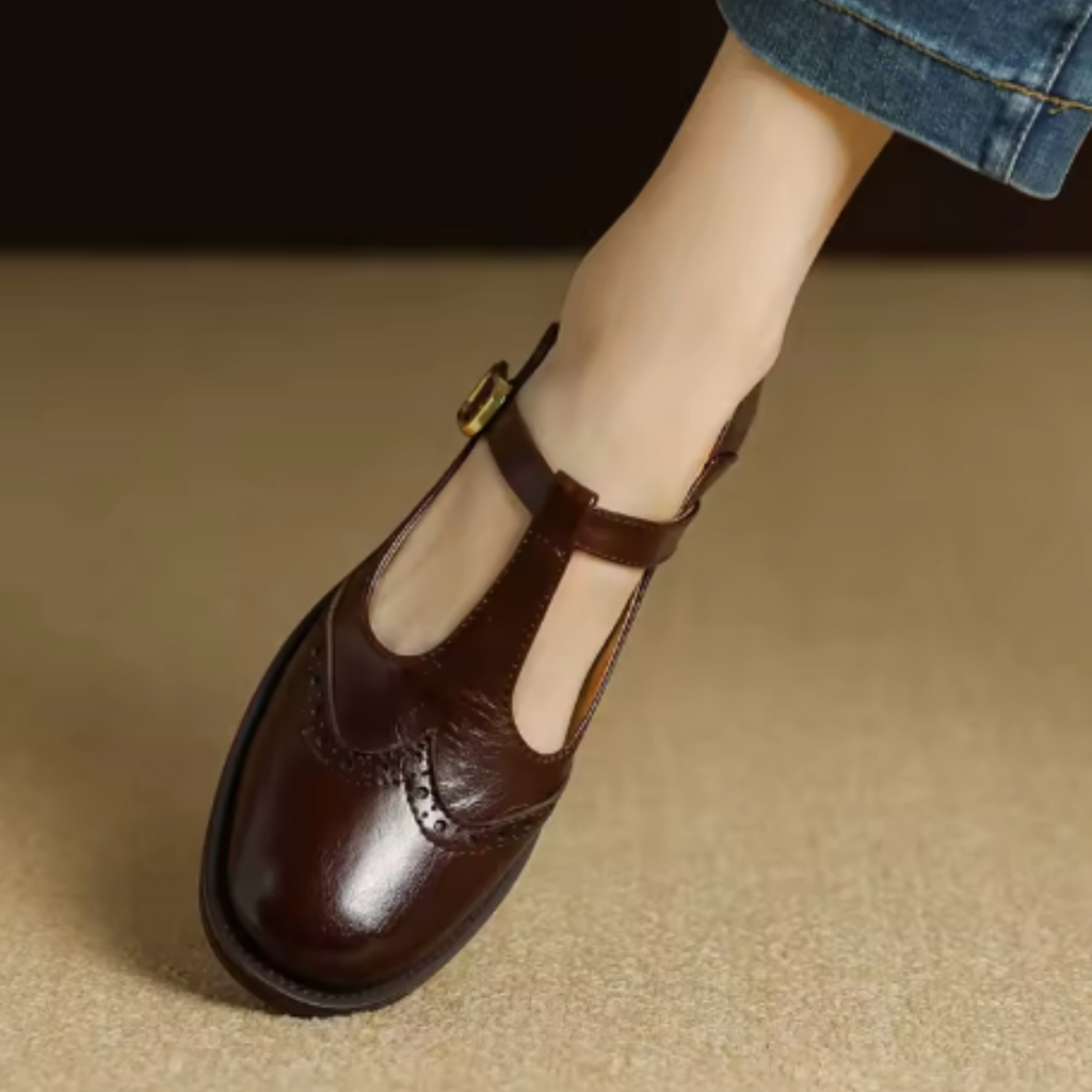Manon - Orthopedic Cushioned T-Bar Mary Janes