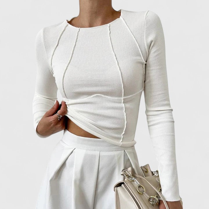 Marion - Comfortable Long Sleeve Top