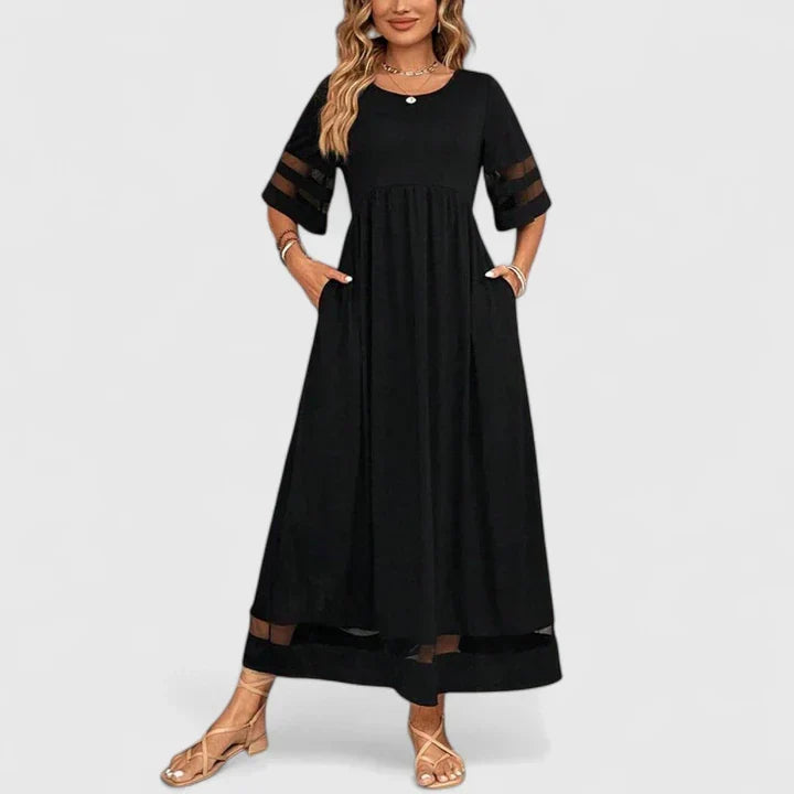 Delymarina | Empire Waist Midi Dress