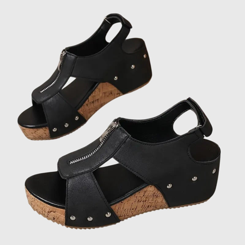 Styla - Zip Support Sandals