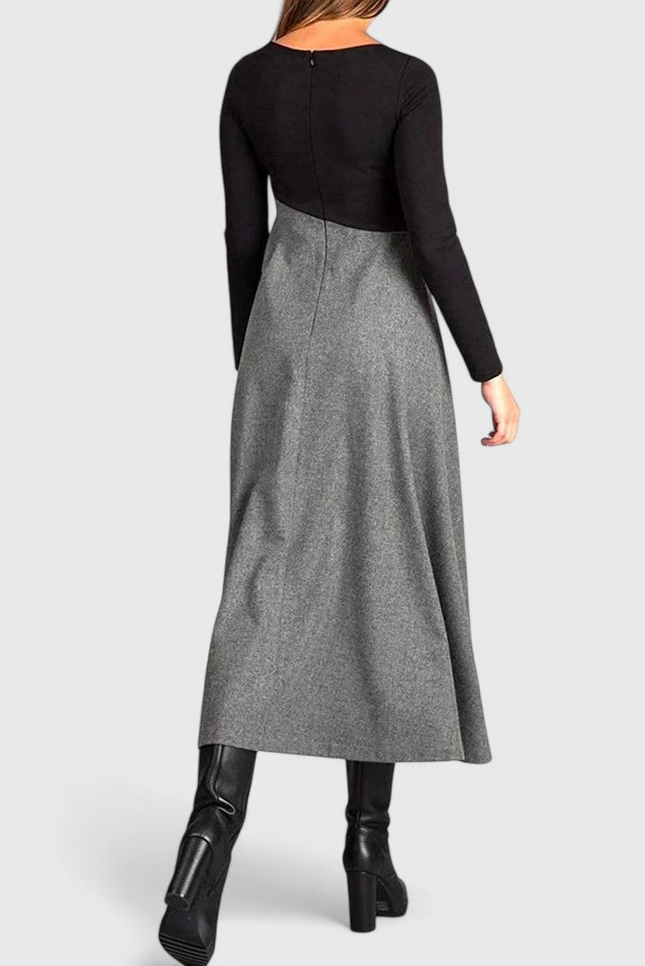 Jeanne Long-Sleeve Maxi Dress