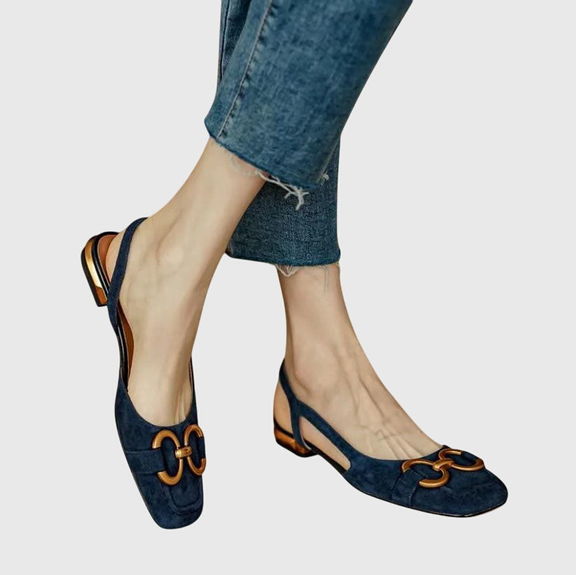 Cecilia embroidered cushioned support sandals