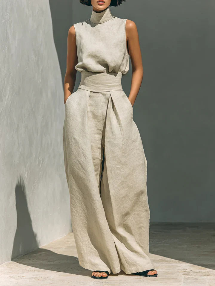 Flor - Minimalist Women Linen Set