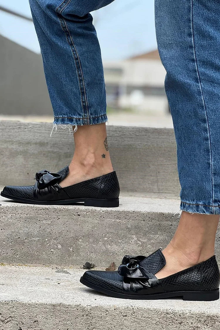 Chelsea - Elegant Bow Loafers