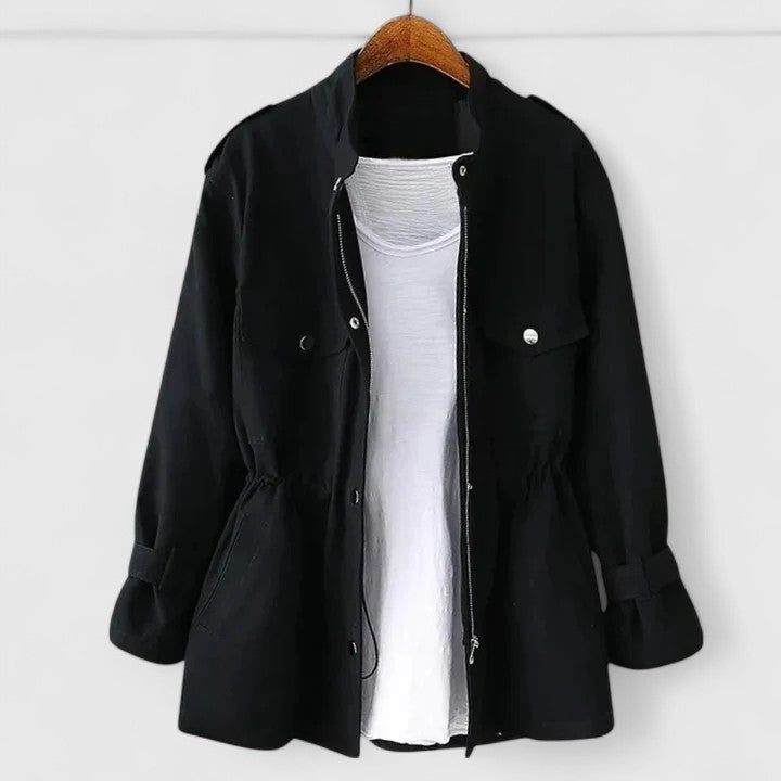 Alionora - Double-Breasted Belted Winter Coat