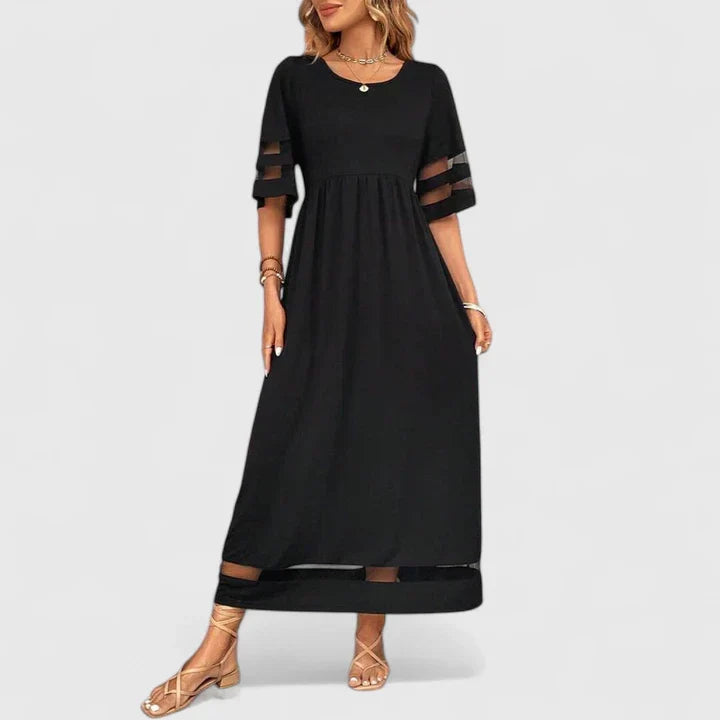 Delymarina | Empire Waist Midi Dress