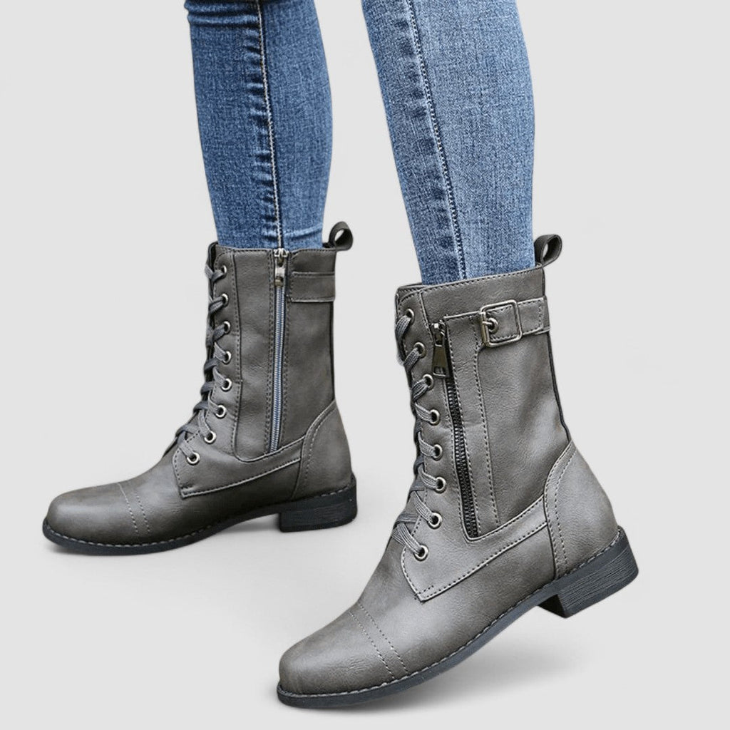 Amandine - Embroidered Western Boots