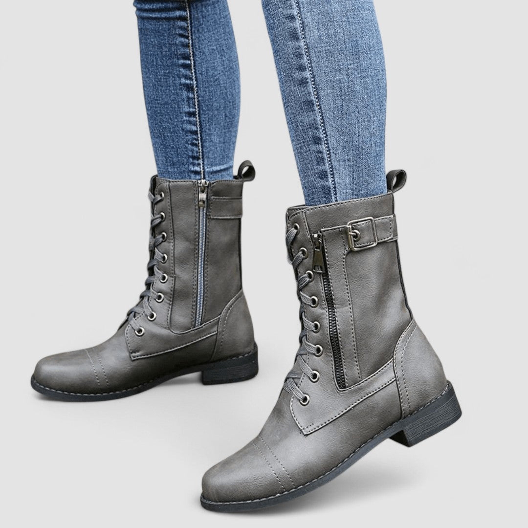 Amandine - Embroidered Western Boots