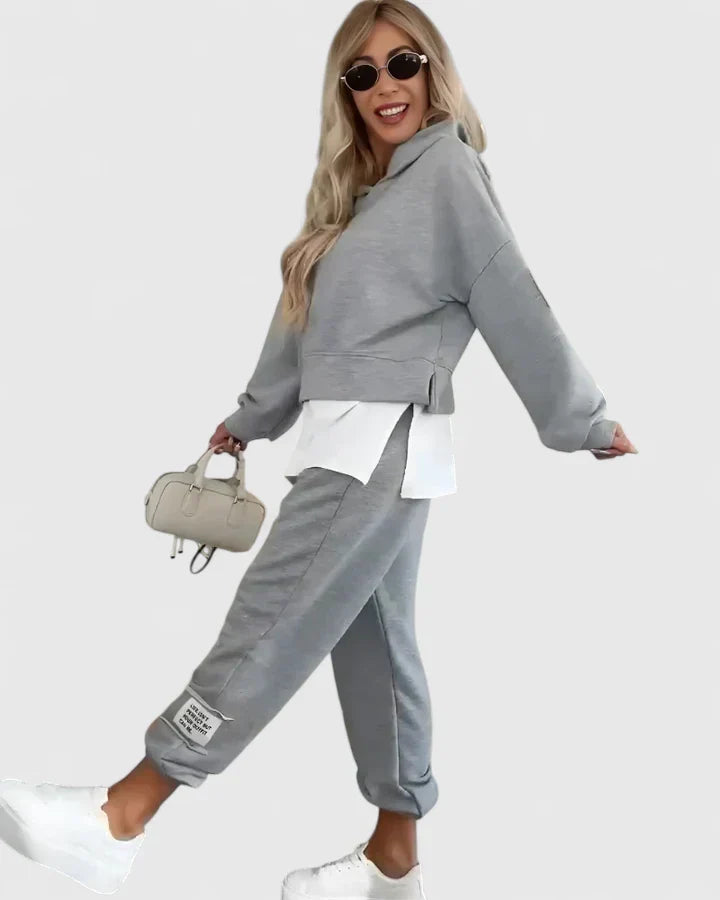 Kezlynn - Comfortable Layered Hoodie Set