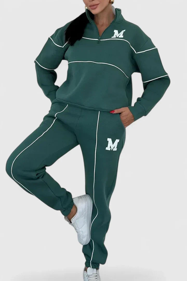 Alessyanna - Comfortable Two-Piece Loungewear Set