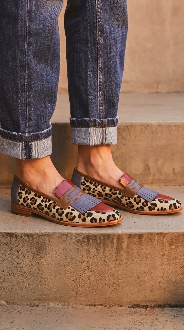 Zelda - Elegant Leopard Loafers