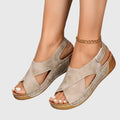 Angelina comfortable stretch fit support sandals
