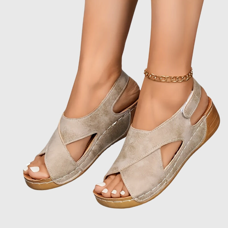 Angelina comfortable stretch fit support sandals
