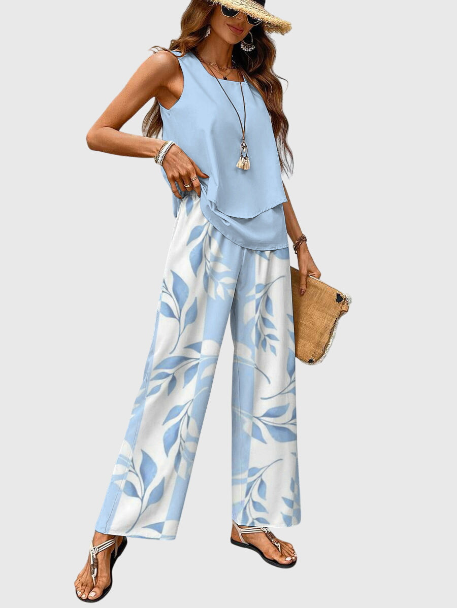 Brenda - Blue Botanical Summer Set